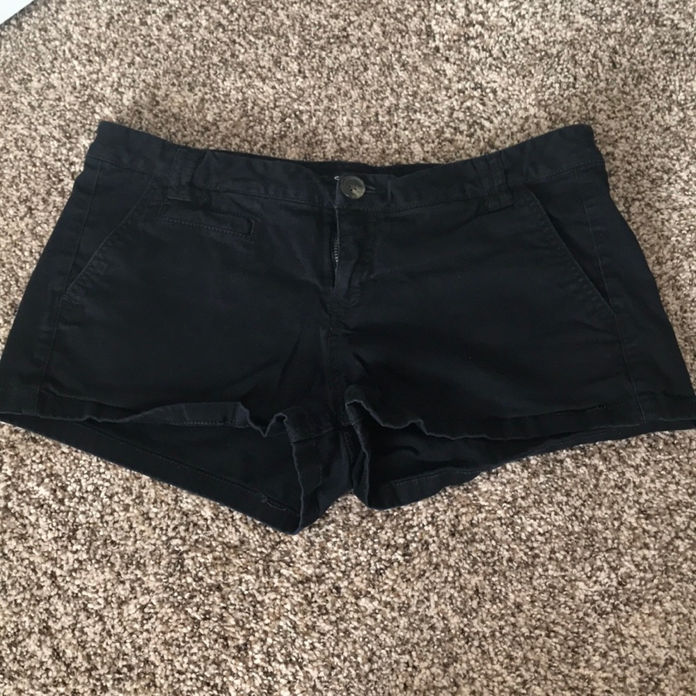 Black Express shorts, size 8